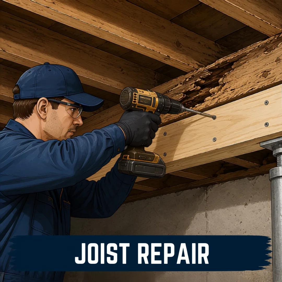 Joist Repair work by Pitt Foundation Repair